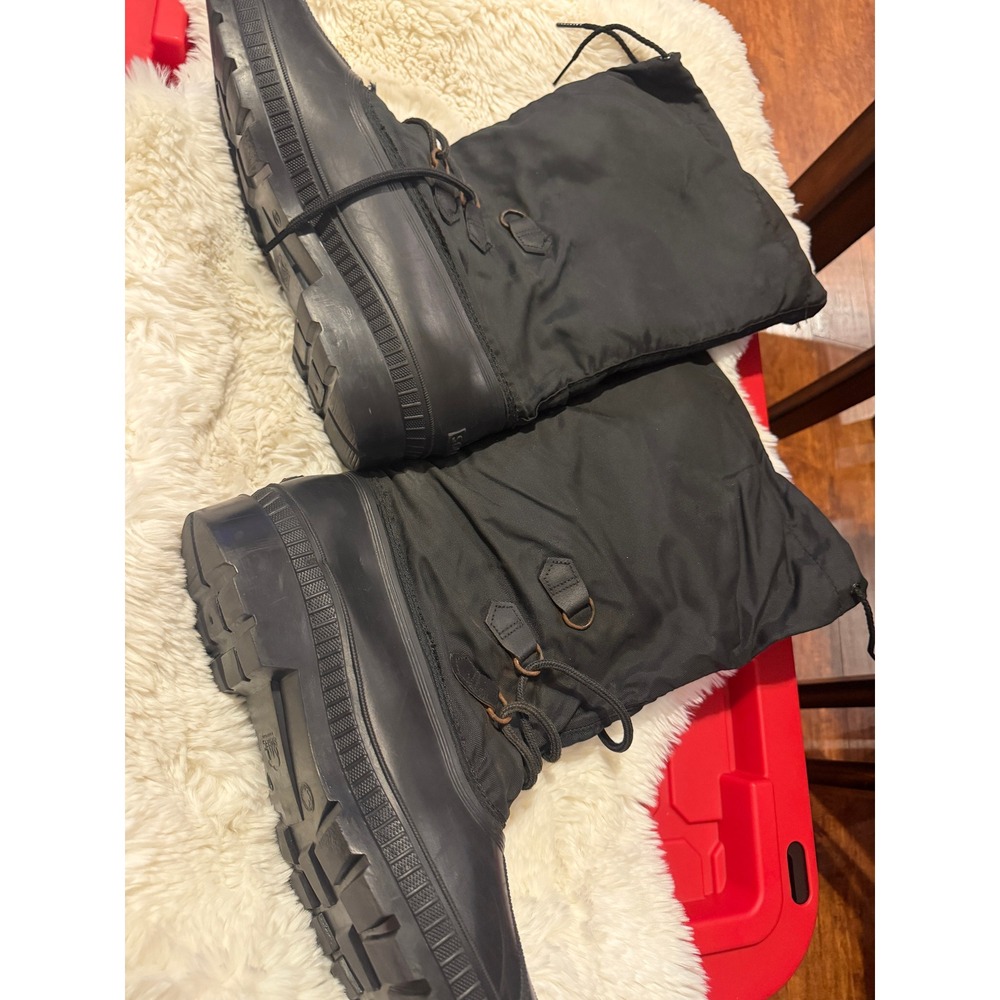 Sorel Blizzard Kaufman Mens 12 Black Winter Snow Boots Made in Canada Vintage - Picture 3 of 9